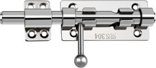 Barrel Bolt Latch, 6.3" Heavy Duty Gate Latch Slide Lock Solid 304 Stainless Ste