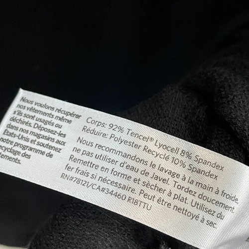 NUOVO Eileen Fisher Donna Più 3X Velluto Con Cappuccio Box Top Nero Pullover Felpa - Foto 5 di 18