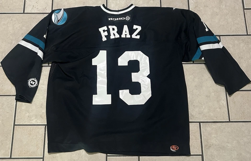 San Jose Sharks Koho NHL Hockey Air-Knit Black Jersey Adult Size XXL Canada Made - Image 4 of 4