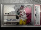 Wild Card QB1 On The Clock Pink Mojo 1/1 Auto Caleb Williams PSA 9 Rookie Card