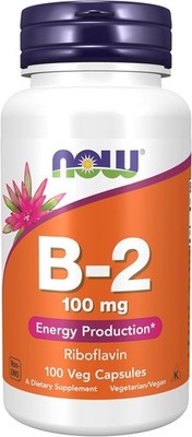 Supplements, Vitamin B-2 Riboflavin 100 mg, 100 Veg Caps