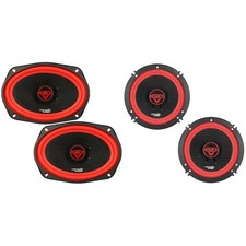 Cerwin Vega Speaker Bundle V65  V69 6.5" Coaxial Speaker Set  6X9" Coaxial ...