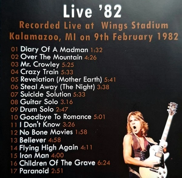OZZY OSBOURNE – Live ’82 - The Alternative Randy Rhoads Tribute (LIM.300*SOUNDBO - Bild 2 von 2