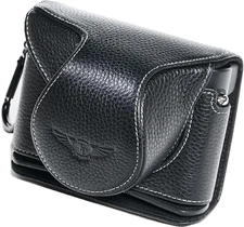 D-Lux 8 Case, Handmade Genuine Real Leather Full Camera Case Bag Cover for Le...