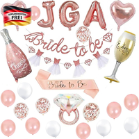JGA Deko Frauen Junggesellenabschied Set – Bride To Be Deko Mit Folienballons, H