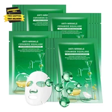 Pack of 10 Face Masks Skincare Hydrating Face Masks Moisturizing Beauty Facial M