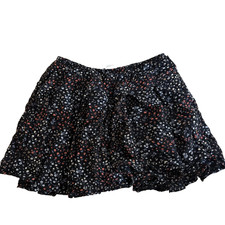 Abercrombie Fitch Skirt Girl's 11/12 Mini Layered Ruffle Pull On Boho Casual