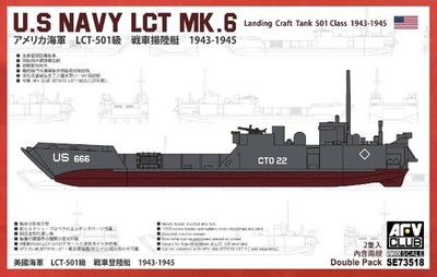 AFV Club - SE73518 1&frasl;350 USN LCT MK6-501 Class 2 kits Set -USA Shipping |  eBay