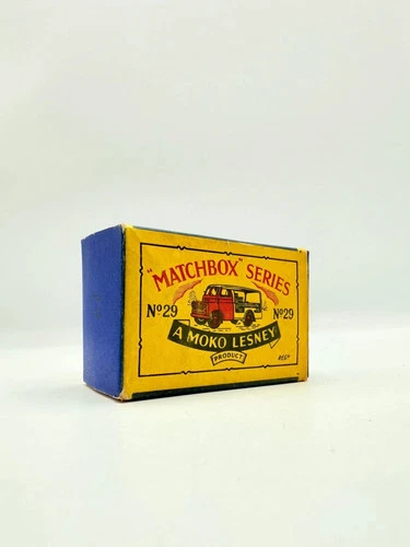 Matchbox Lesney 29a Bedford Milk Float Van Empty Box