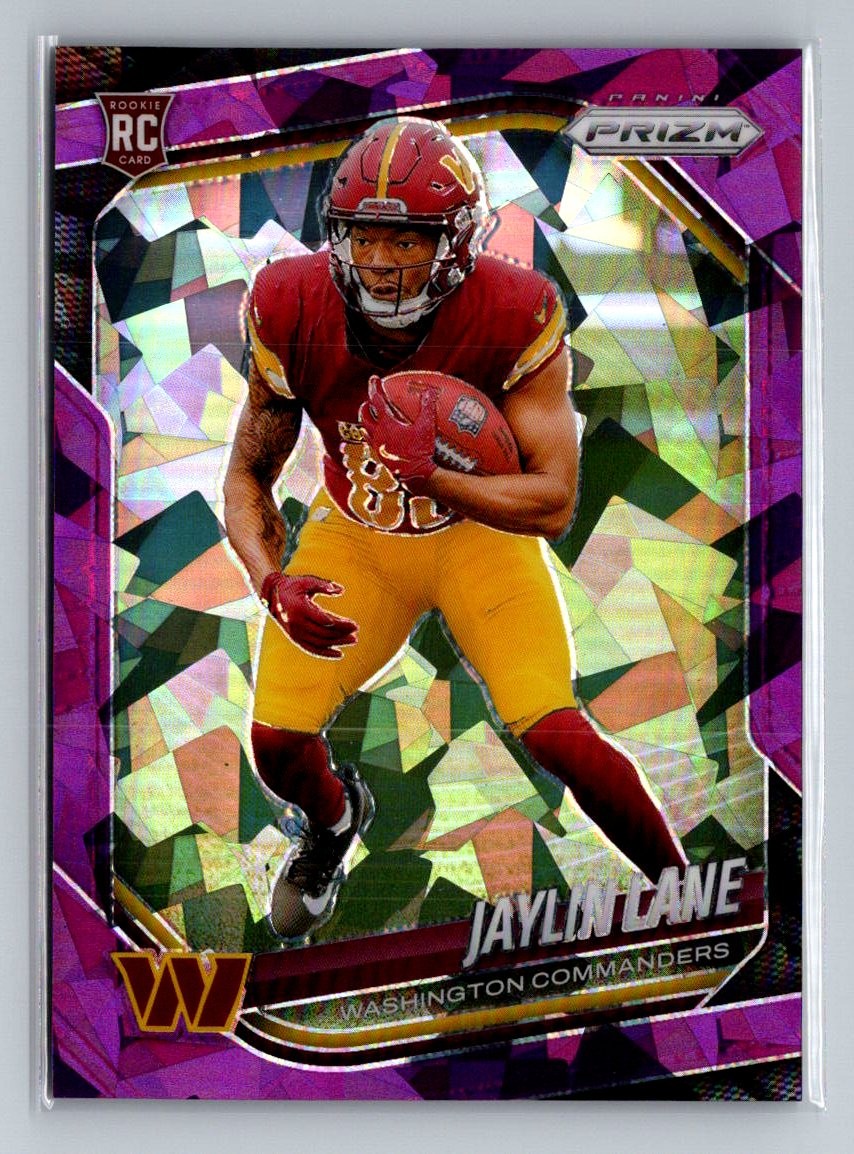 2025 Panini Prizm #356 Jaylin Lane Purple Ice #/225