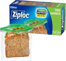 Ziploc Sandwich Snack Bags 150ct Grip Seal Easy Guide