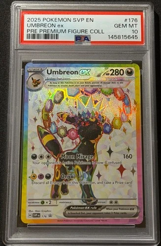 Umbreon EX Promo SVP 176 Pokemon Premium Figure Collection PSA 10