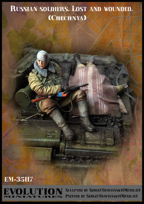 Evolution 1/35 EM-35117 Russian Soldiers, Lost & Wounded (Chechnya) - 2 Figures