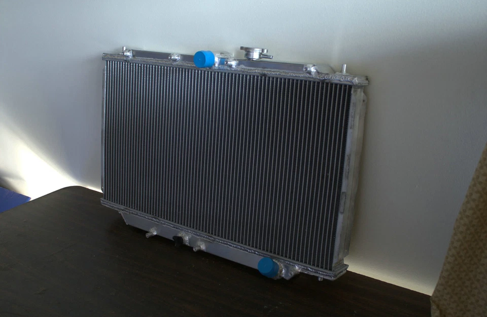 For 1992-1996 Honda Prelude (MT) l4 Full Aluminum Radiator 1993 1994 1995 Foto 3 de 4