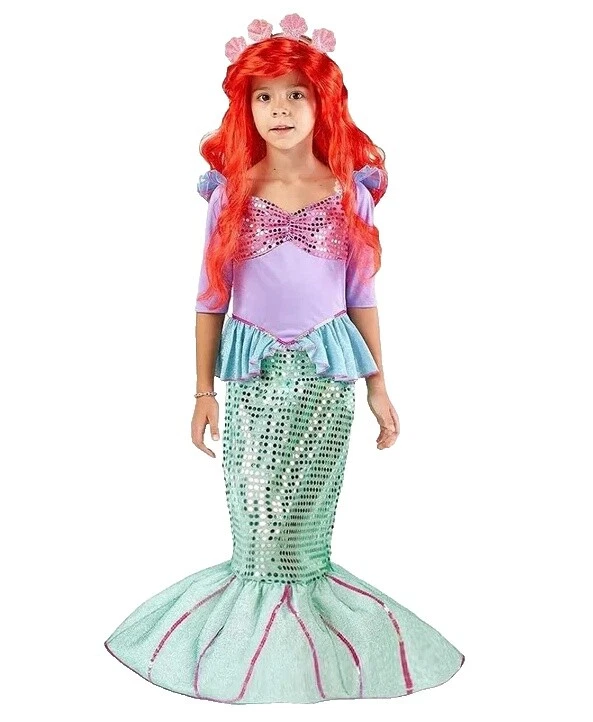 Size M Mermaid Multi-Color Costumes for Girls