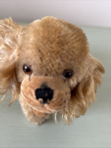 Vintage Stuffed Animal Steiff Germany Toy Mohair Cockie Cocker Spaniel Dog NoTag - Picture 7 of 24