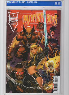 Midnight Suns #1A 2022 Marvel Comics Blade Magik Wolverine UNCIRCULATED