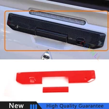 For Mitsubishi Triton L200 Bright Red Car Tailgate Door Handle Bowl Decor Cover