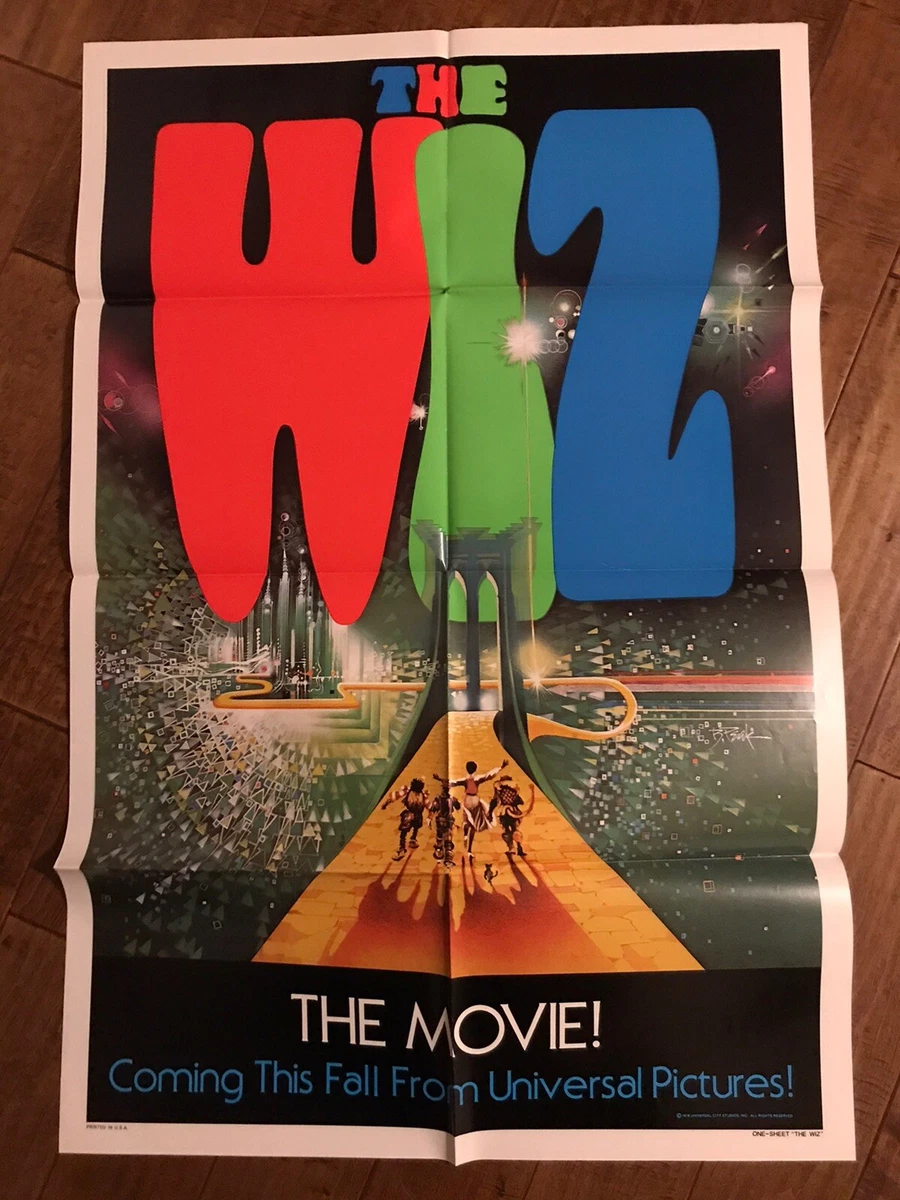 The Wiz - Original MINT 1sheet ADVANCE Movie Poster - Michael Jackson | eBay
