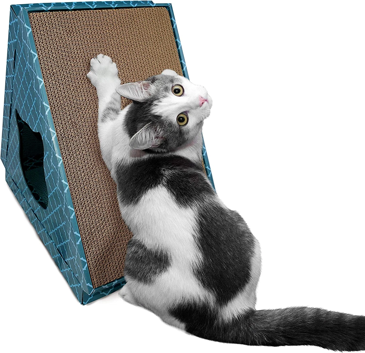 Furhaven Pet Furniture for Cats and Kittens Tiger Tent House