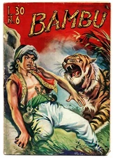 BAMBOO' N.6 editions torelli 1953 christoforo colombo astrex fox and the crow