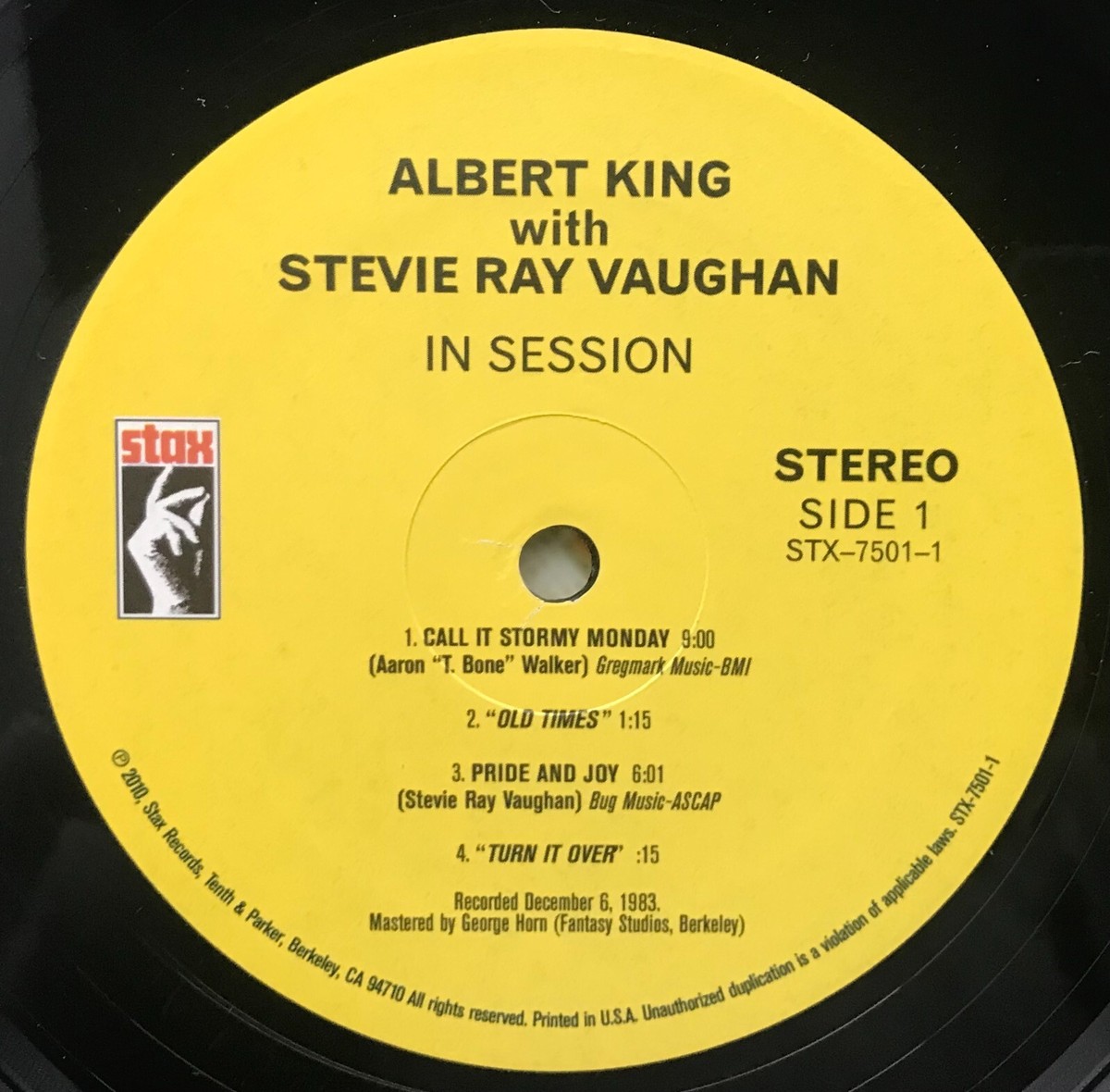 ALBERT KING with STEVIE RAY VAUGHAN 