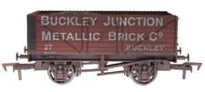 Dapol 4F-071-167 Buckley Junction 27 Mineral 7 Plank Wagon Weathered OO Gauge
