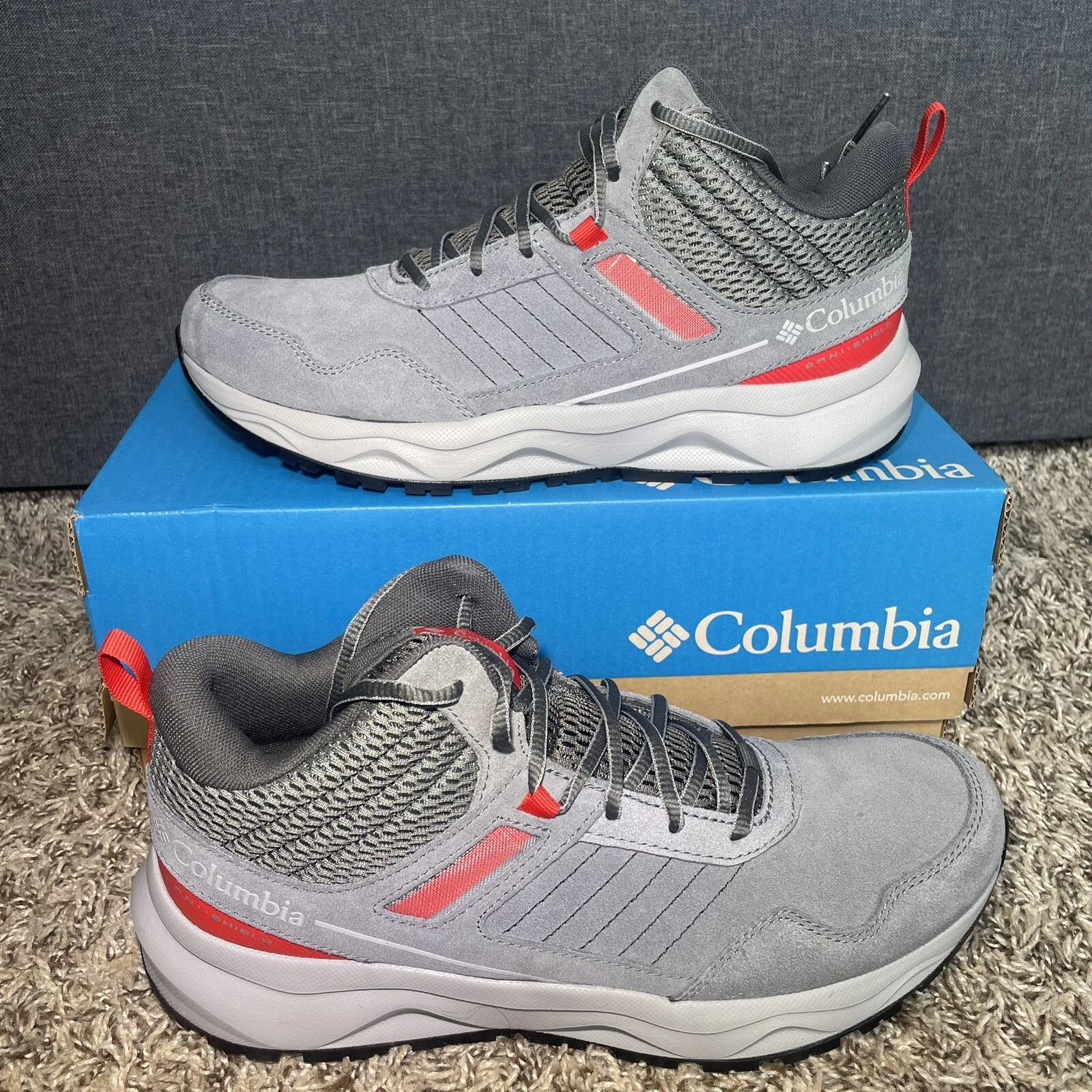 Columbia Trail Hiking Boots Mens Size 11.5 Plateau Venture Mid Gray BM7106-033
Opens in a new window