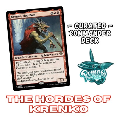 Krenko, Mob Boss - Goblin Tribal Deck | Custom Commander Deck | MTG EDH