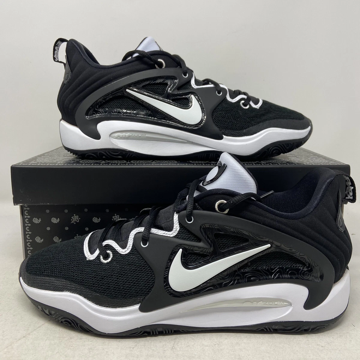 Preços baixos em Nike KD 15 TB Black White | eBay