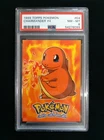 Graded PSA 8 1999 Topps Pokemon - Charmander #4 - #E4 NM - MT