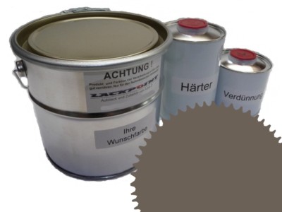 Autolack Set 1 Liter 1 Liter -Set RAL 9005 Schwarz Matt – Acryllack Für Tuning & Reparatur, Kein Klarlack Nötig 2K Autolack