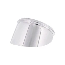 PEEP MIRROR VISOR STAINLESS STEEL FINISH   FITS 4 INCH PEEP MIRROR   1PC