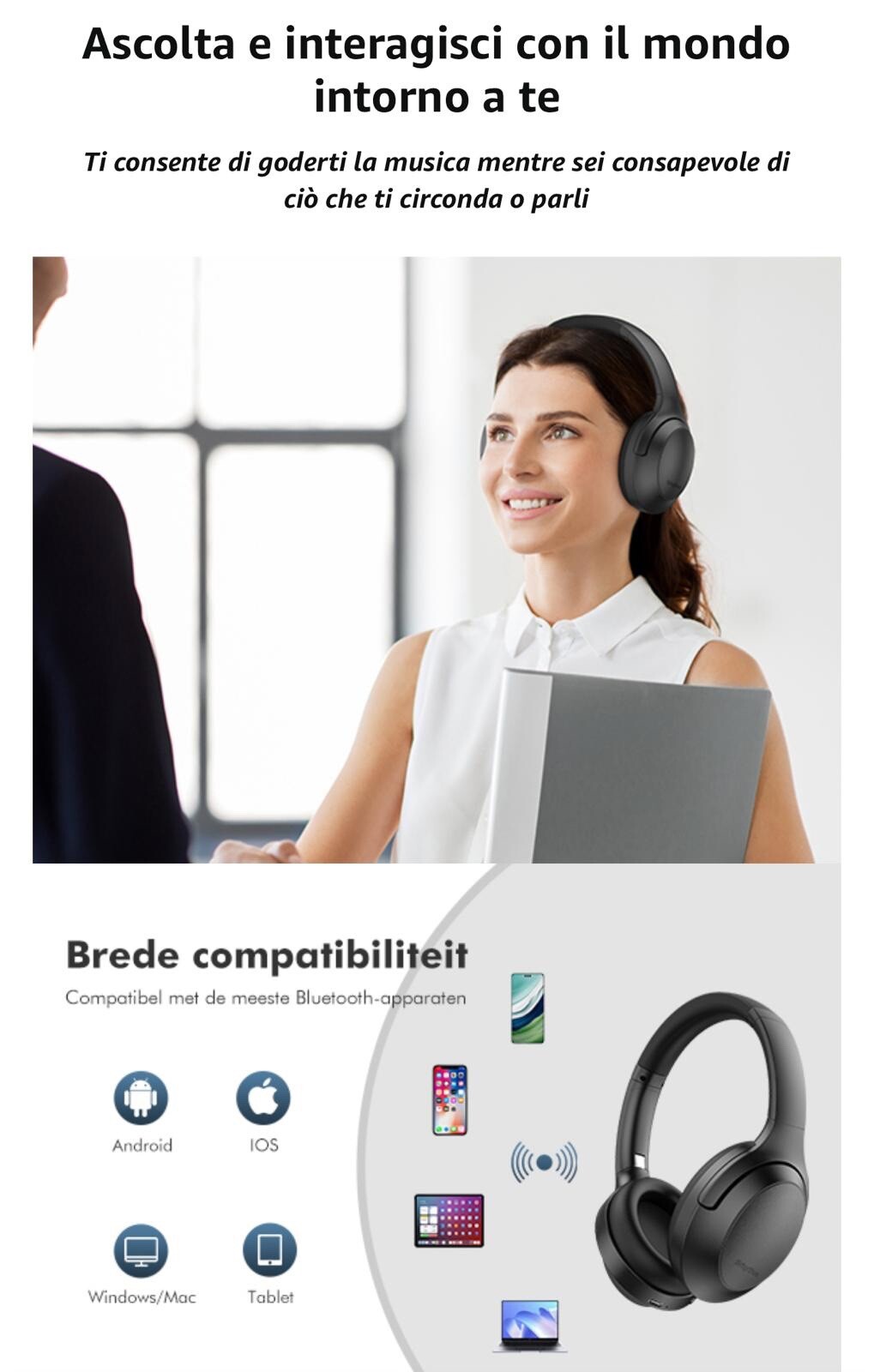 cuffie wireless foto 2
