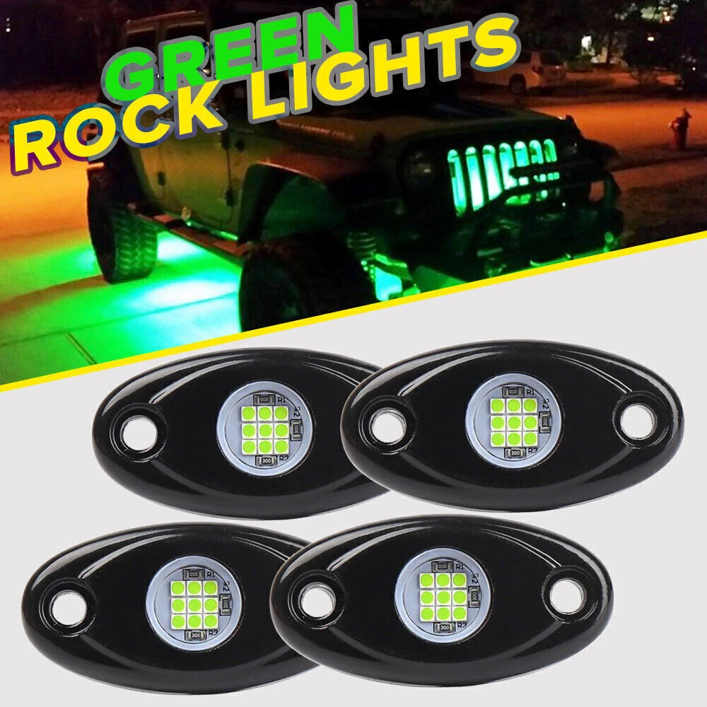 Green led off road lights outlet