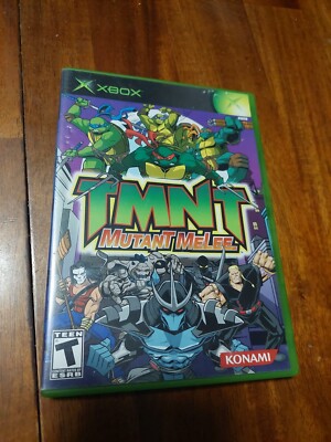 TMNT Mutant Melee (Microsoft Xbox, 2005) CIB, Tested, Working
