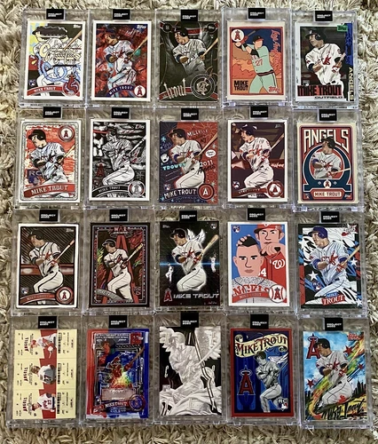 Mike Trout Topps Project 2020 Complete Set WITH #4 ERMSY