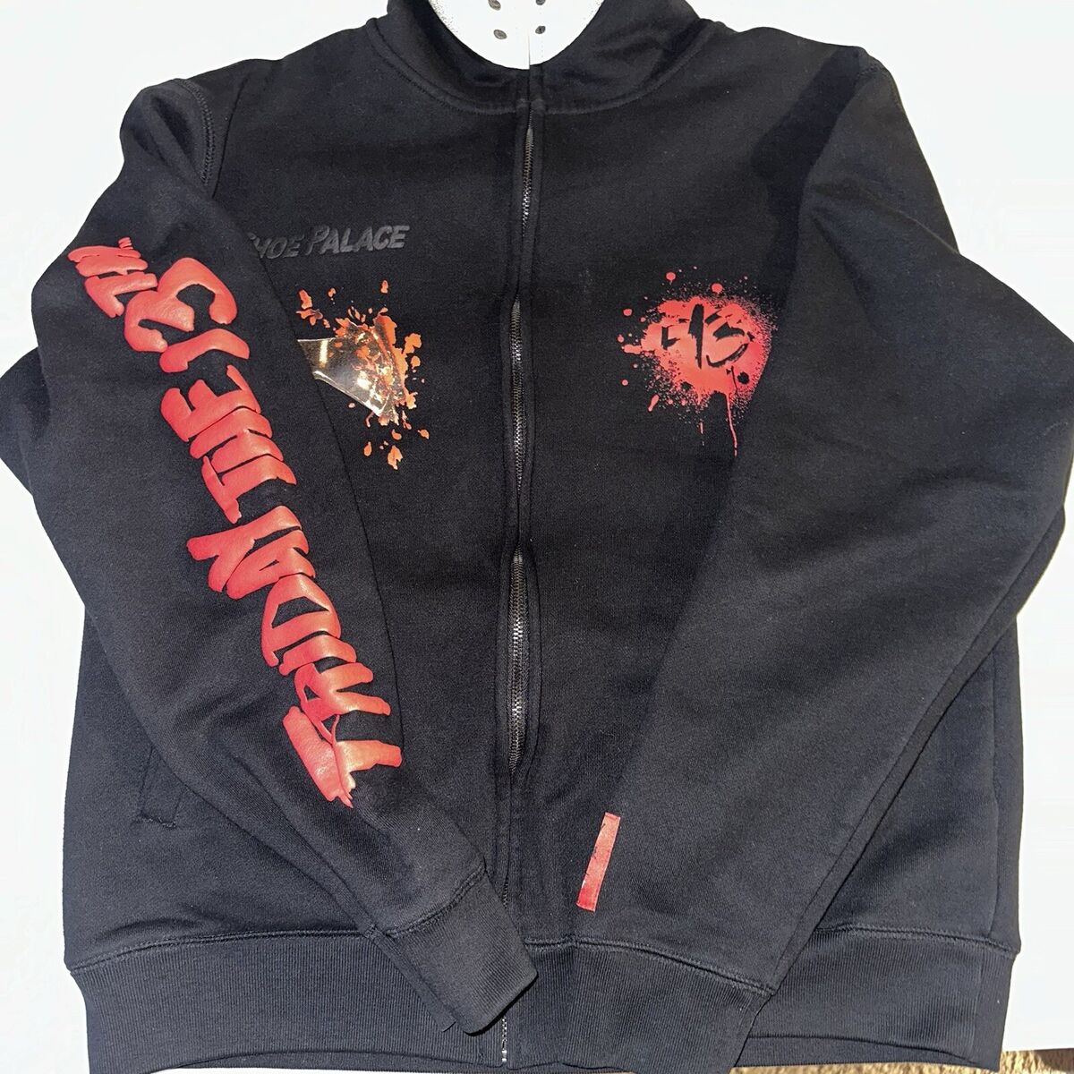 Friday The 13th x Shoe Palace Full Zip Hoodie Glow In The Friday The 13th x Shoe Palace Full Zip Hoodie Glow In The