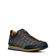 Scarpa Crux Men's Approach Shoes, Shark/Mustard, M43.5