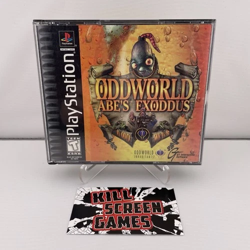 Oddworld: Abe's Exoddus PlayStation 1 PS1 Complete - Discs + Case + Manual