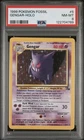 1999 POKEMON FOSSIL GENGAR-HOLO #5 PSA NM-MT 8