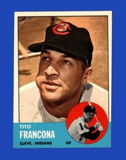 1963 Topps Set-Break #248 Tito Francona EX-EXMINT *GMCARDS*