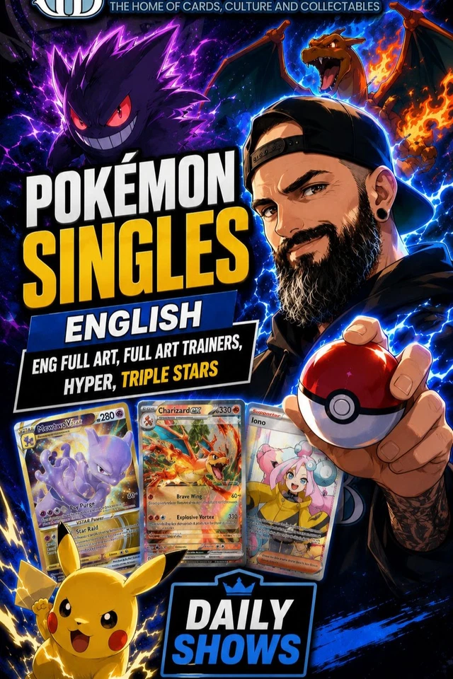 POKEMON SINGLES, ENGLISH, FULL ART, FULL ART TRAINERS, HR