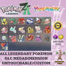 ALL LEGENDARY POKEMON MEGADIMENSION DLC POKEMON LEGENDS ZA Z-A✨CUSTOM/UNTOUCHED