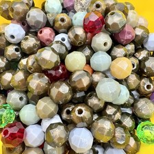 750 ct Round Faceted Acrylic Beads 12MM Multicolor Mix Bulk for Arts Crafts K