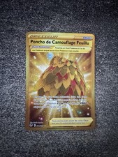 PONCHO DE CAMOUFLAGE FEUILLU GOLD - POKÉMON 214/195 EB12 TEMPÊTE ARGENTÉE NEUF
