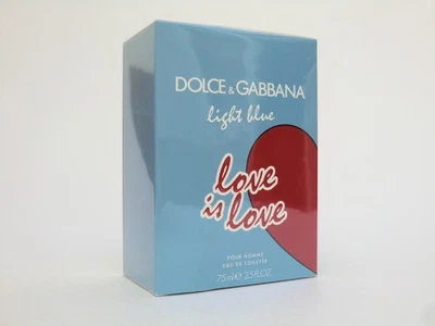 Dolce & Gabbana D&G Light Blue LOVE IS LOVE Homme EDT Vap 75ml - 2.5 Oz BNIB OVP - Bild 1 von 4