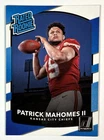 2017 Panini Donruss Patrick Mahomes Rated Rookie RC #327