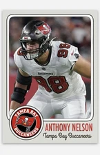 Anthony Nelson  Novelty Football Card! Tampa Bay Buccaneers