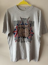 Vintage 1994 WWF British Bulldog t-shirt "The bulldog bites back" Wwe Wrestling